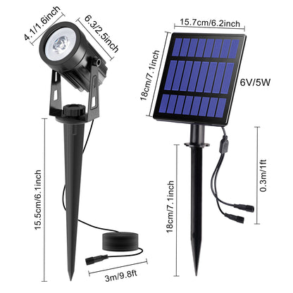 Solar Powered Spotlight IP65 Solar LED Light Outdoor
