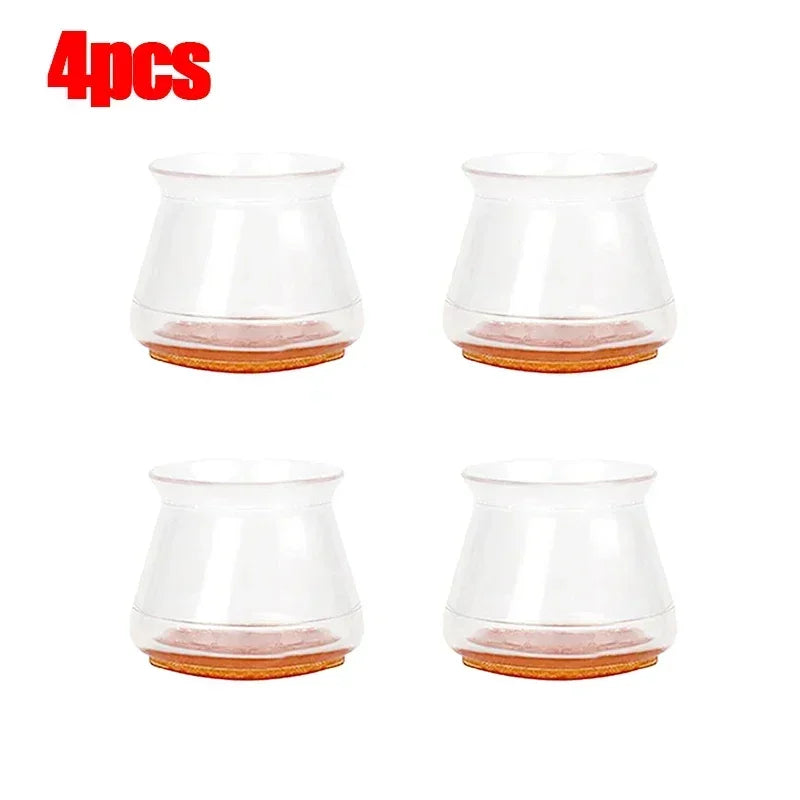 Chair Leg Caps Silicone Feet Protector Pads Furniture