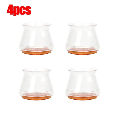 Chair Leg Caps Silicone Feet Protector Pads Furniture