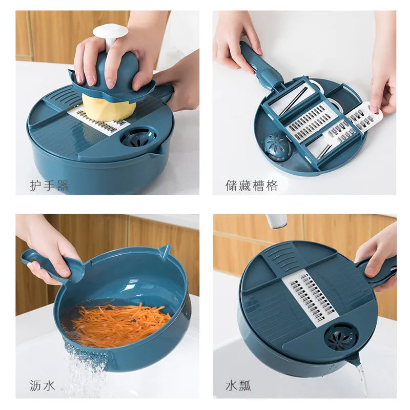 Multifunctional Vegetable Grater Slicer Kitchen Gadget