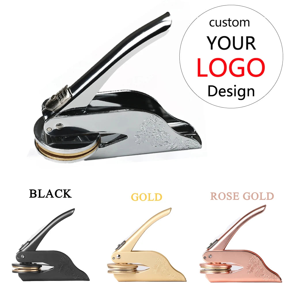 Embosser Stamp LOGO Customized Private Seals