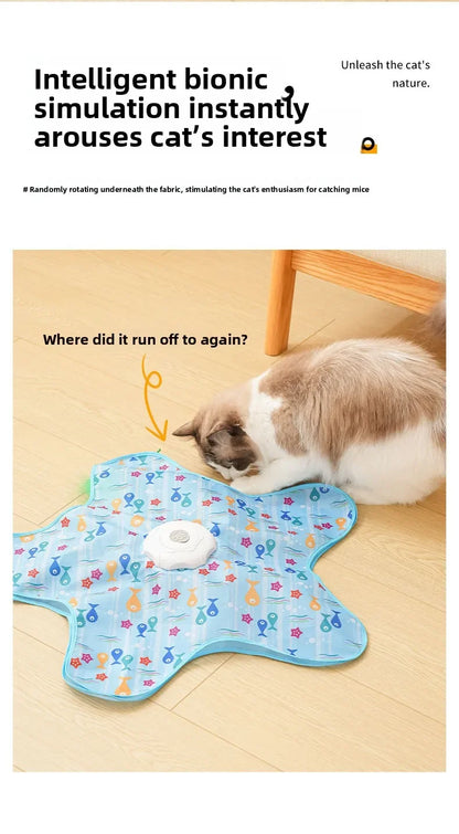 Electric cat turntable pet toy self-stimulating