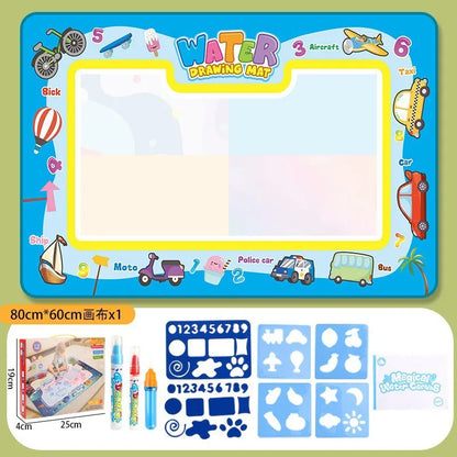 Magic Water Drawing Mat with Reusable Magic Pens