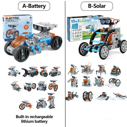 12-in-1 STEM Robot Building Kit Toys DIY Engineering Construction