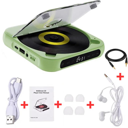 Bluetooth-Compatible CD Player LCD Screen Car CD Player