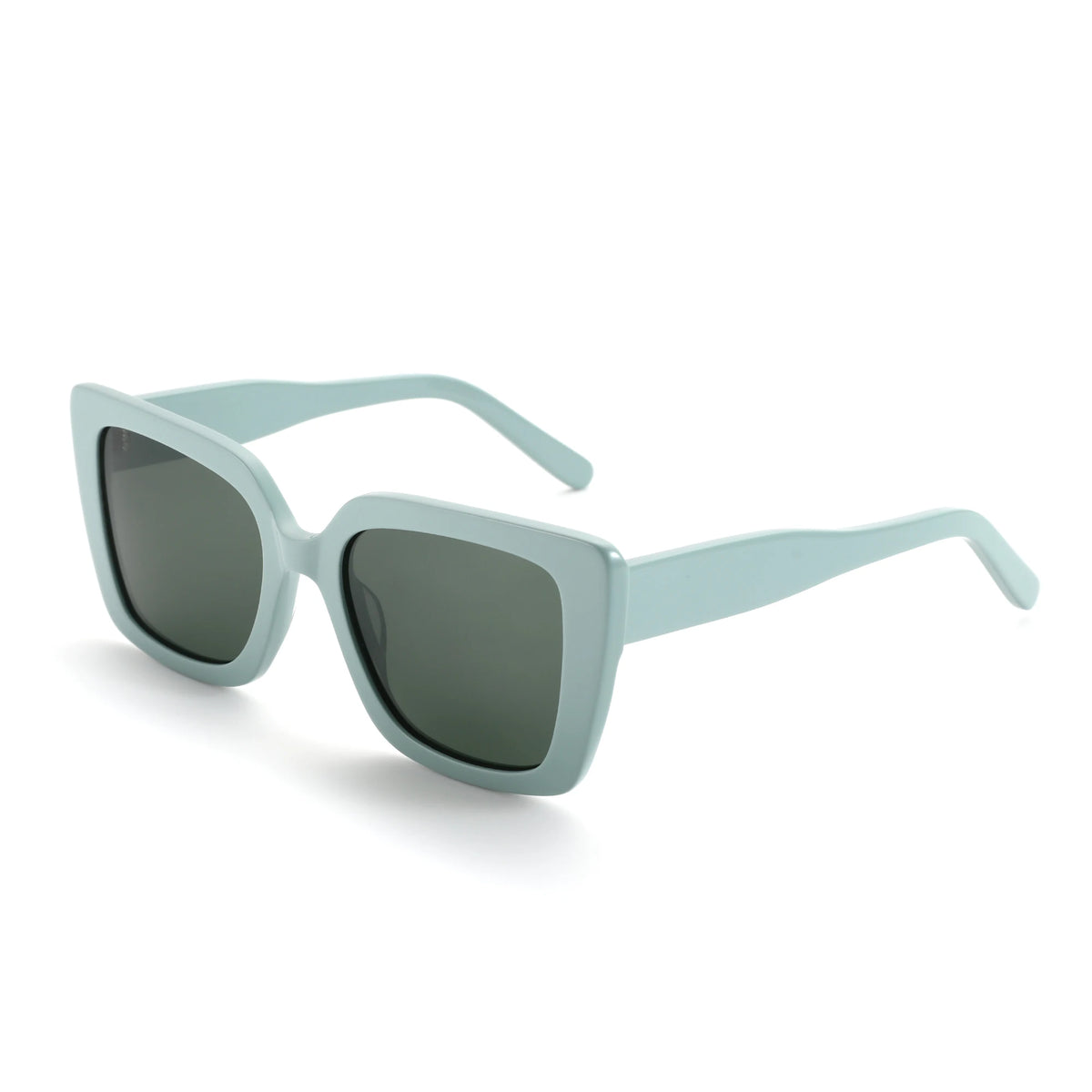 New Square Polarized Sunglasses Women Thick Frame