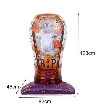 Large Halloween Standing Foil Balloons Haunted House Castle
