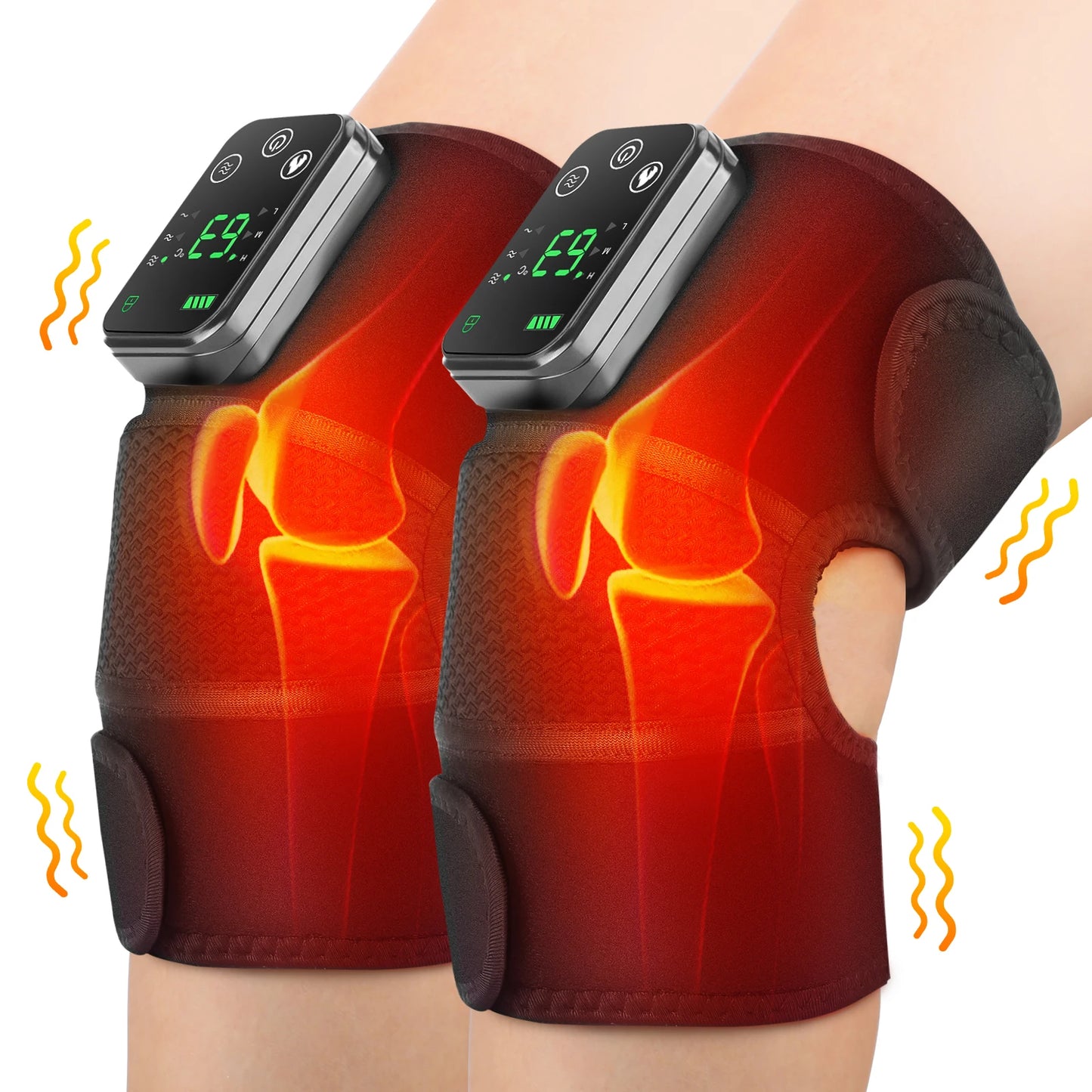 Electric Shoulder Massager Heating Pad Vibration Massage
