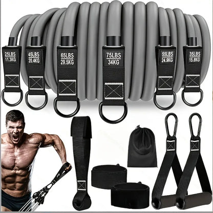 Resistance Strap with Handle: Used for Muscle Training