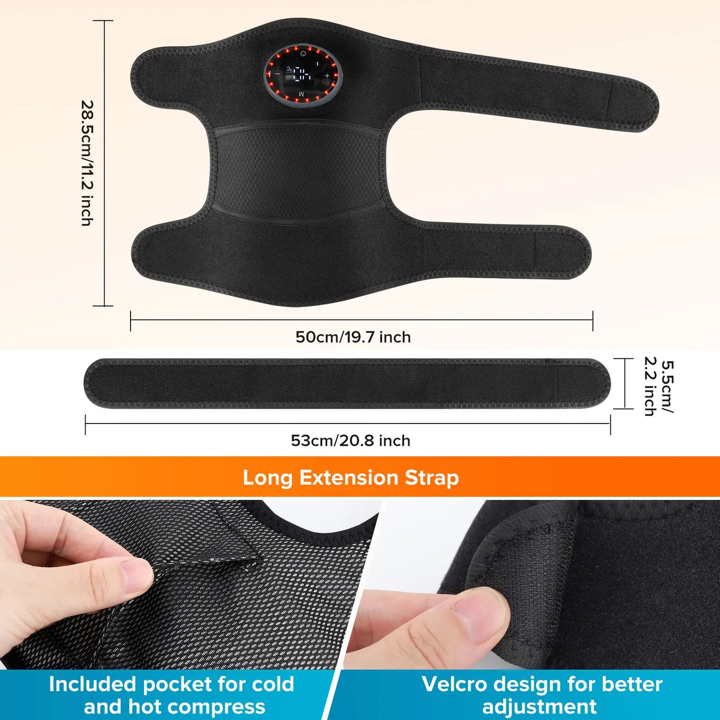 3 in 1 Cordless Thermal Knee Pad Knee Shoulder Massager