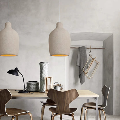 Wabi Sabi Ceiling Pendant Light Nordic LED Chandelier for Living Dining Room