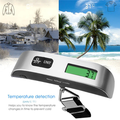 Digital Luggage Scale Hanging Baggage Scale LCD Display