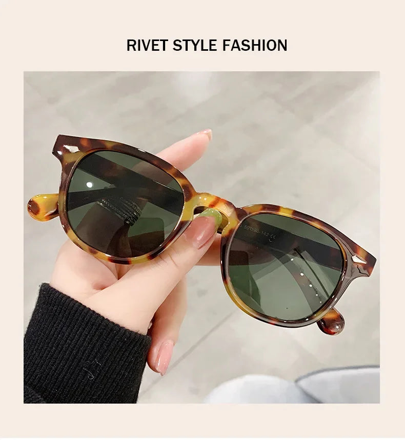 JNPCXI Quality New Retro Round Sunglasses Women
