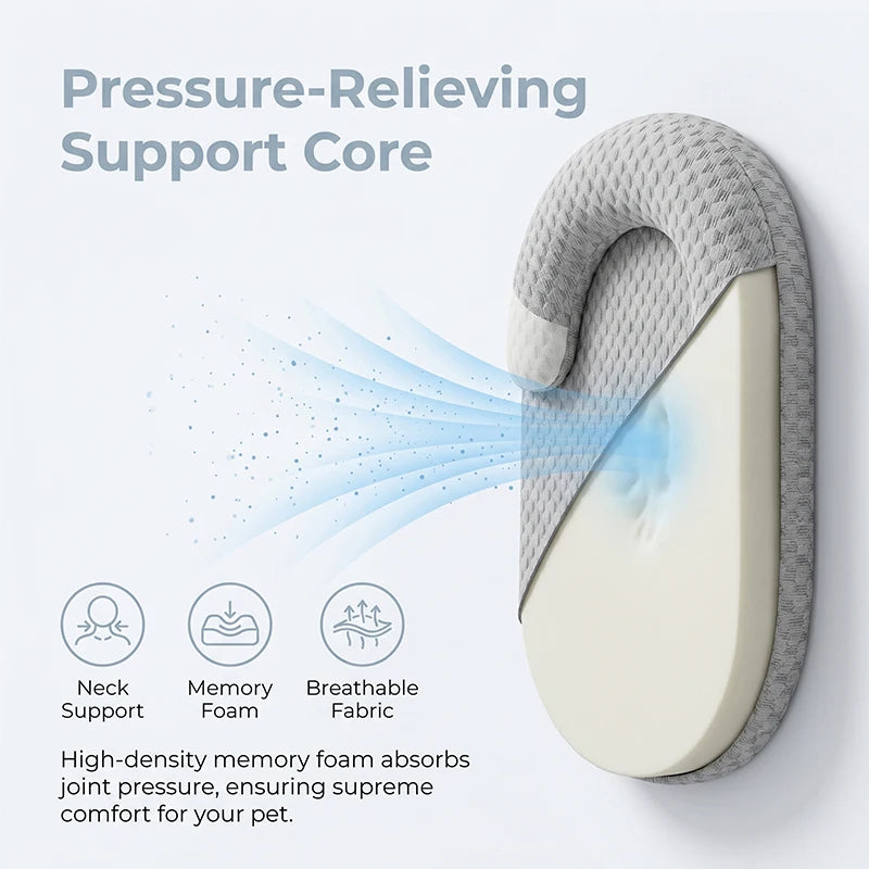 Summer Ice Silk Cooling Dog Bed Oval Breathable Heat Dissipation