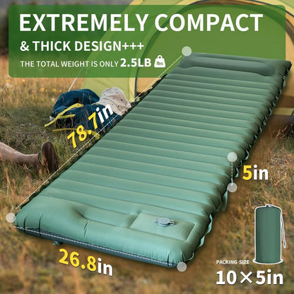 Outdoor Camping Sleeping Pad Inflatable Mattress