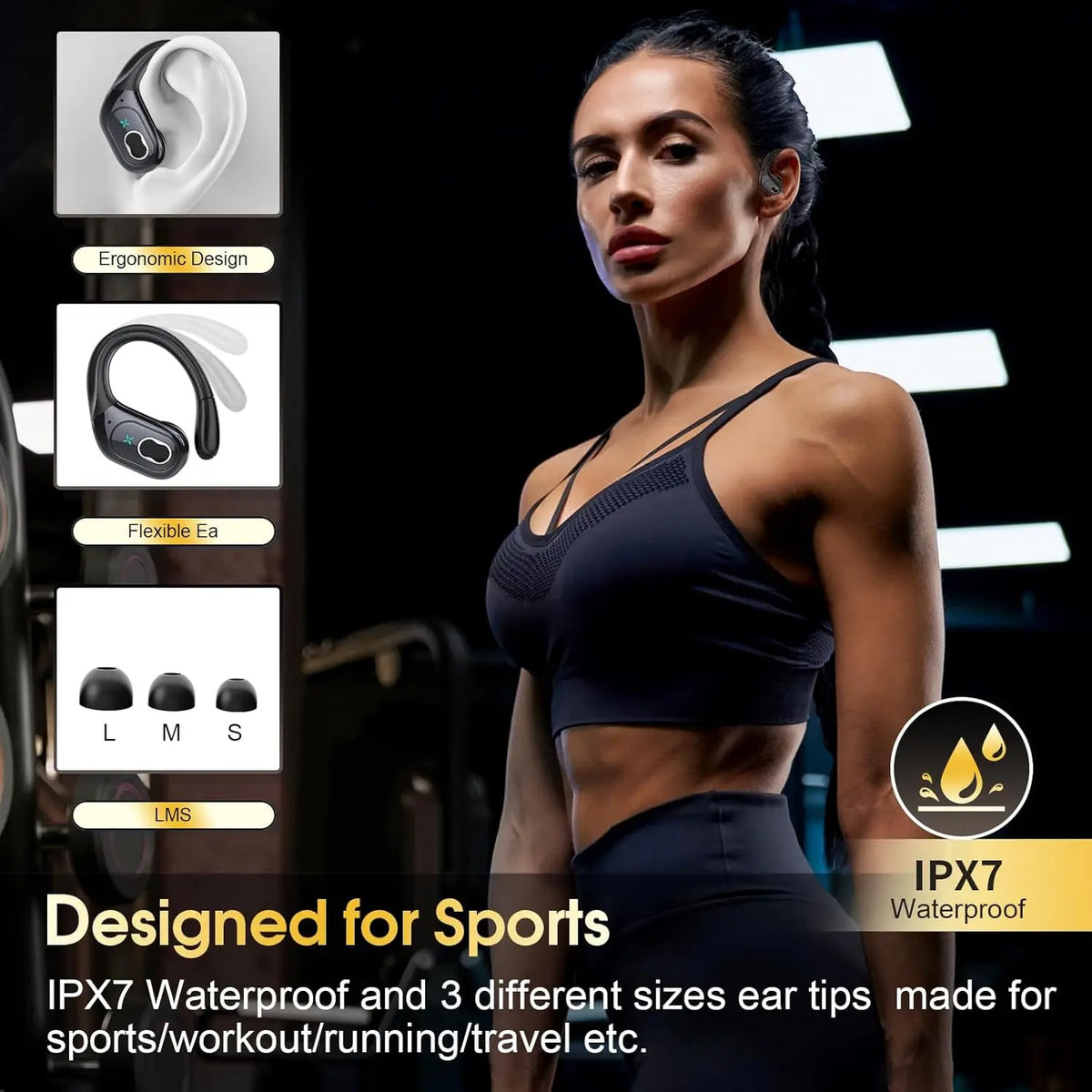 Original GDLYL HD65 TWS Bluetooth V5.4 Headphones Wireless