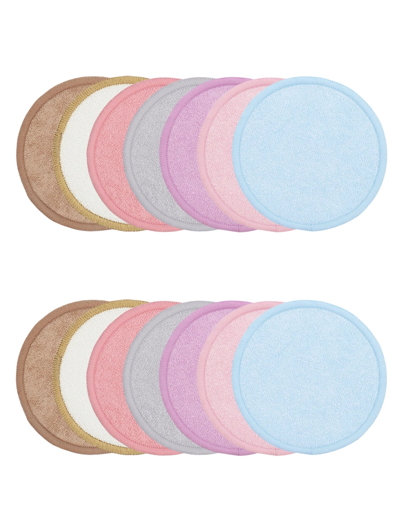 Bamboo Fiber Makeup Remover Pads Face Cleanser
