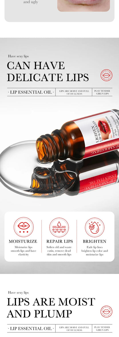 Lip Booster Plumping Serum Oil Hyaluronic Acid Moisturising