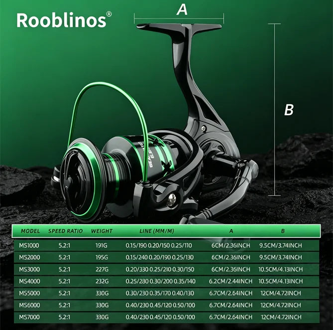 Professional Ultra Light CNC Metal Spool Spinning Fishing Reel