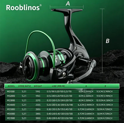 Professional Ultra Light CNC Metal Spool Spinning Fishing Reel