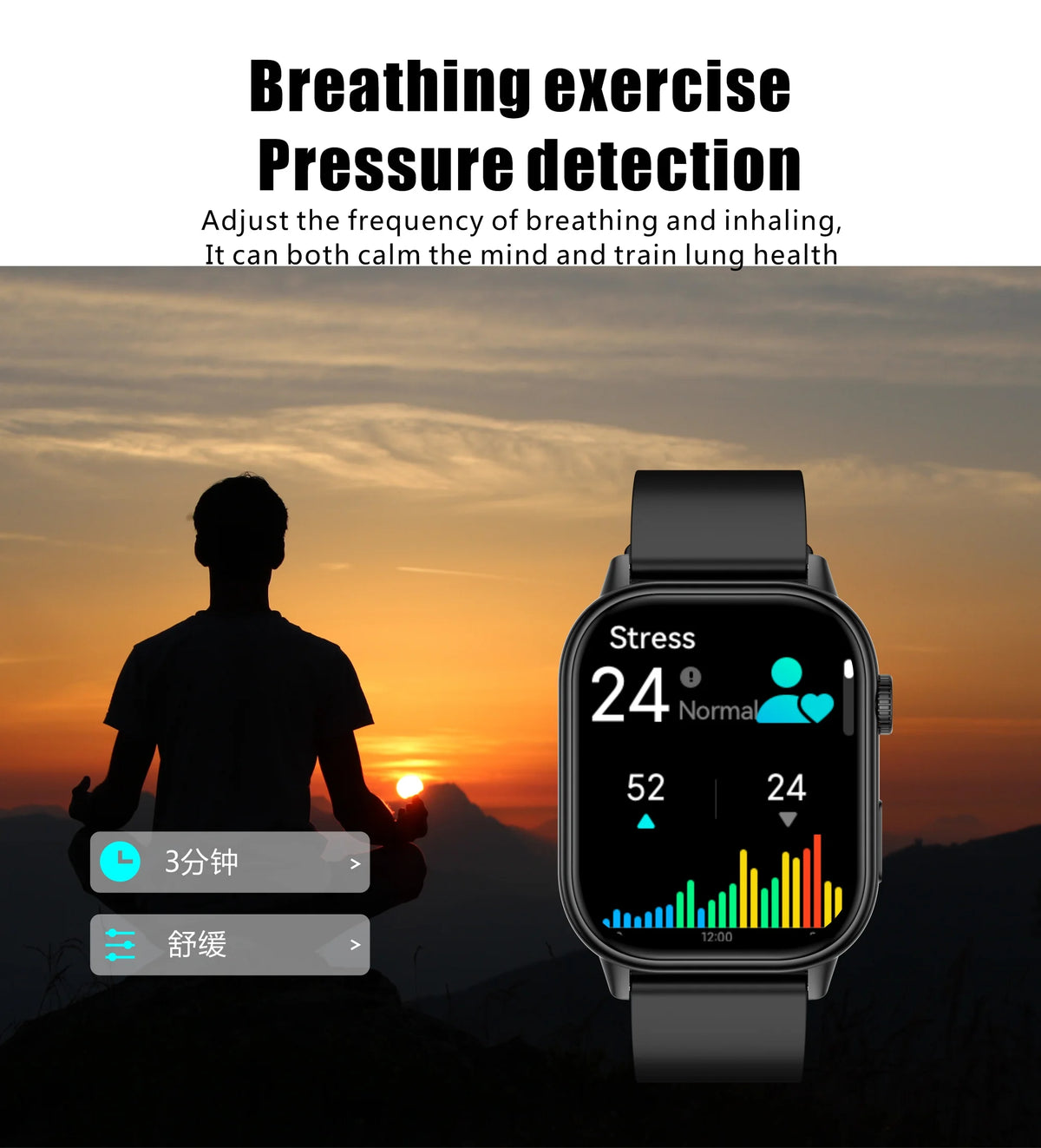 New For Android iOS Outdoor GPS Smart Watch Men 2.01" HD AMOLED