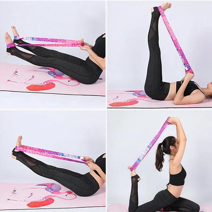 New Yoga Mat Strap for Yoga Stretching Band Elastic Bands