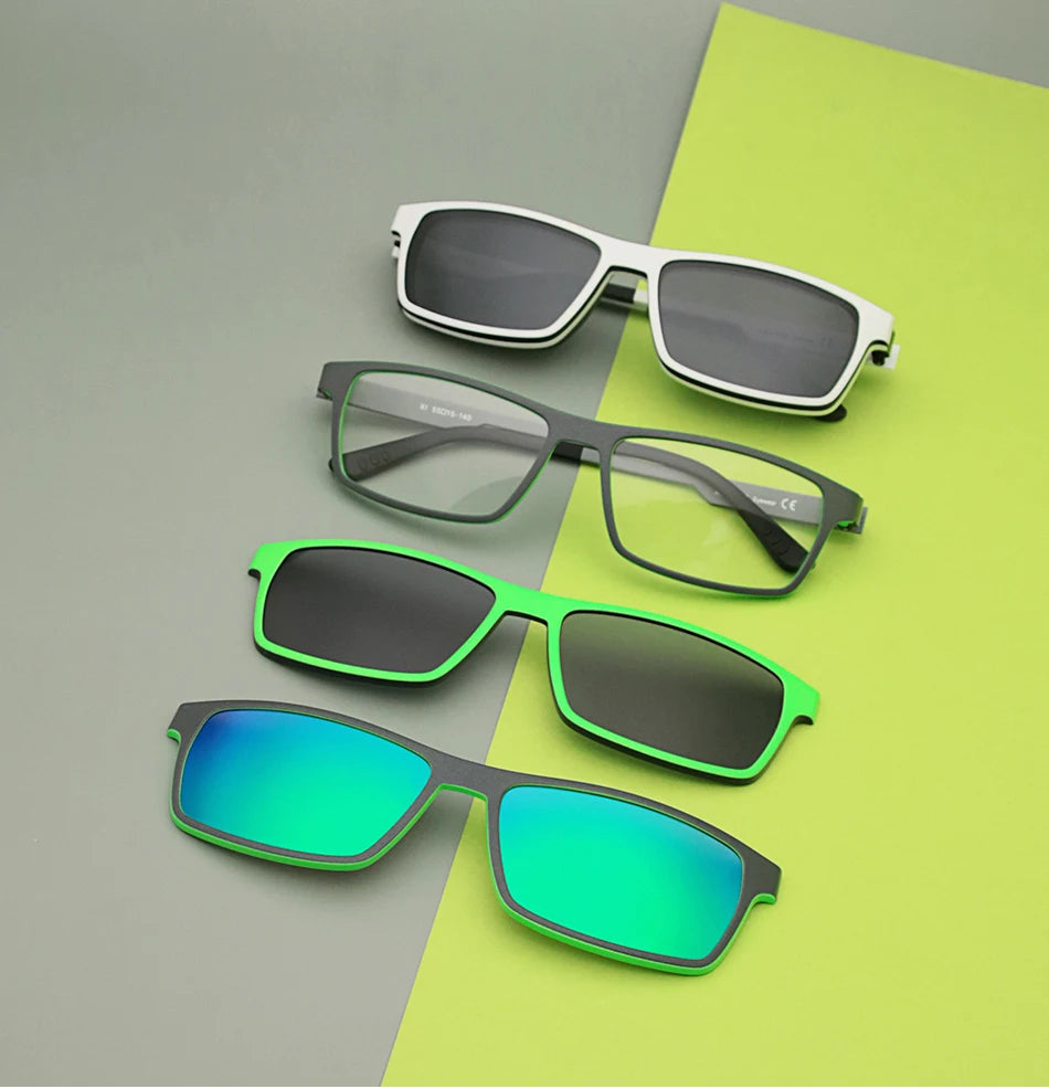 X3194 Eyeglasses Polarized Magnet Clip glasses frame