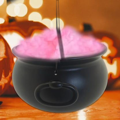 Black Cauldron Kettle Bucket Witches Sweets Candy Bowl for Halloween