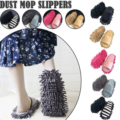Lazy Mop Slippers Floor Dust Cleaning Slippers Shoes