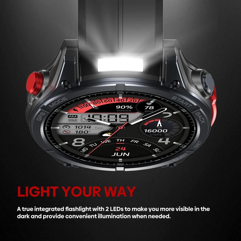 New Ciberer Vertix Stratos 4 GPS Smart Watch 1.43''AMOLED