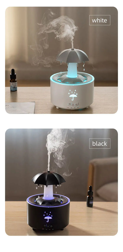 Ultra Quiet Raindrop Humidifier Aromatherapy Diffuser