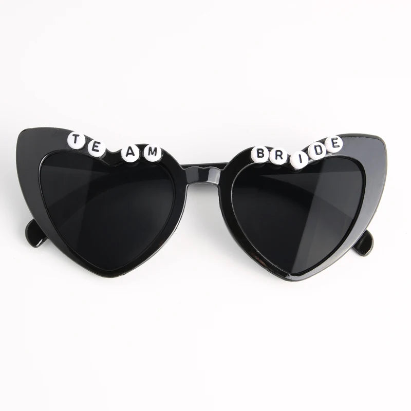 Heart Shaped Sunglasses Wedding Bride Bridesmaid