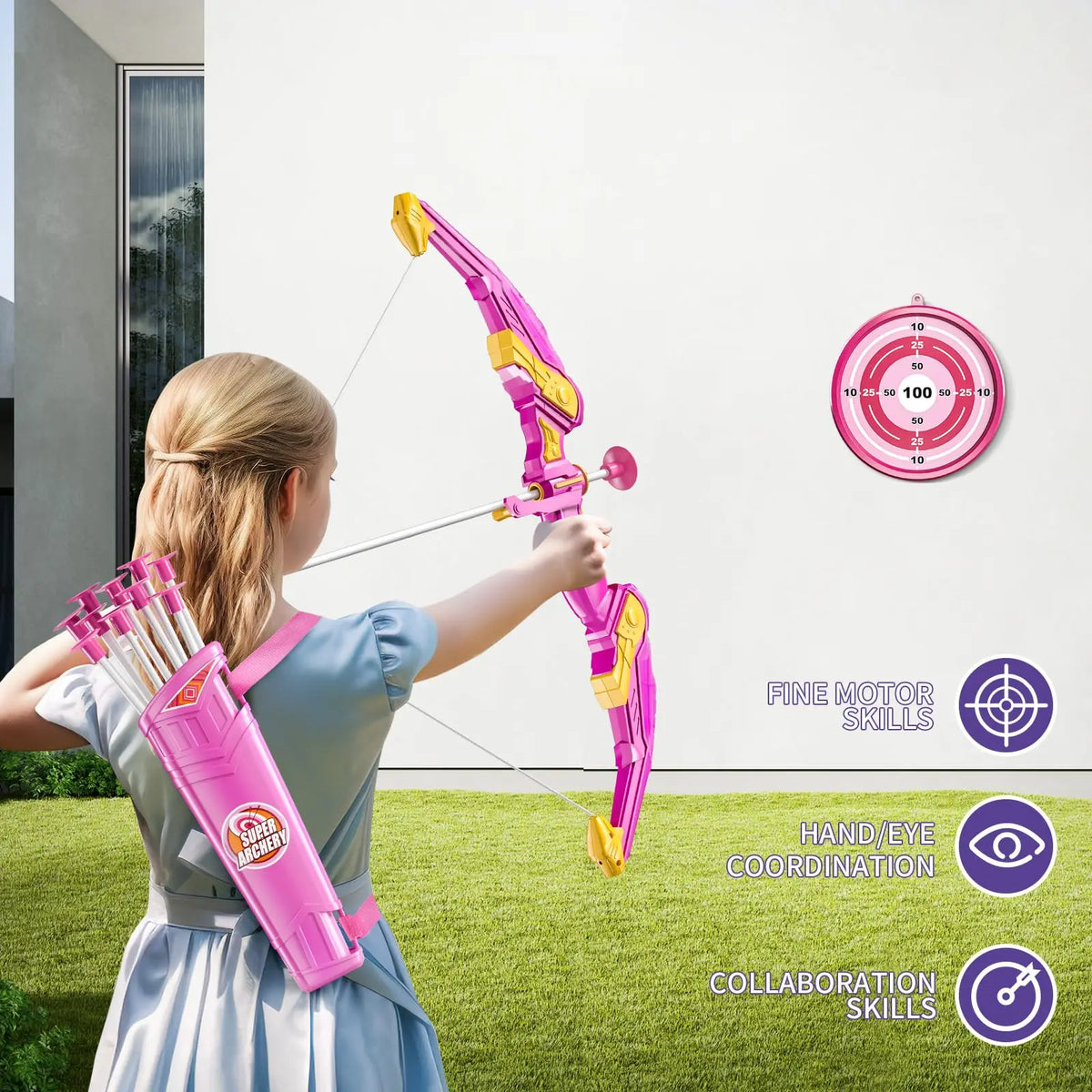 Children's Bow and Arrow Set Archery Toy Set