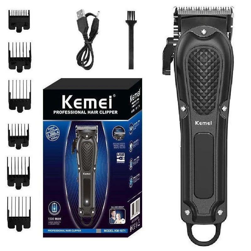 Kemei Cordless hair clipper professional hair trimmer