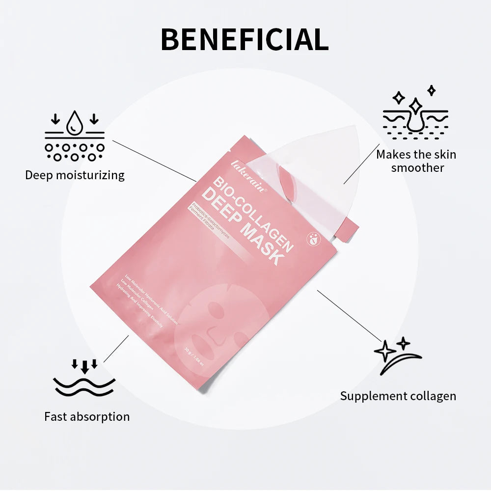 Bio-Collagen Deep Face Mask Shrink Pores Deep Hydrating Overnight Mask