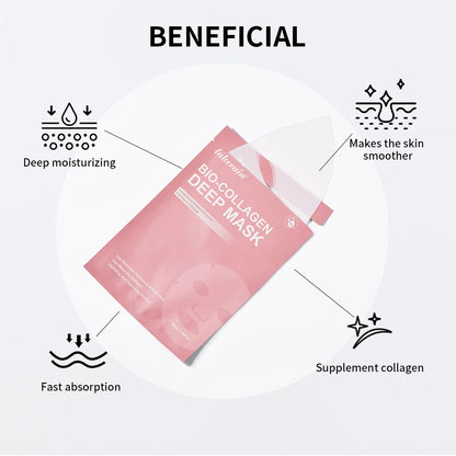 Bio-Collagen Deep Face Mask Shrink Pores Deep Hydrating Overnight Mask