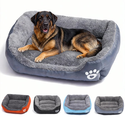 Soft Square Large Dog Sofa Elastic House Cushion