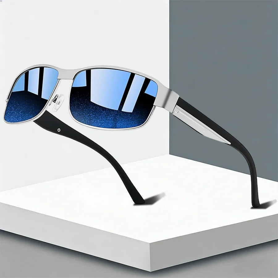 Fashion Vintage Rectangle Sunglasses Men Women