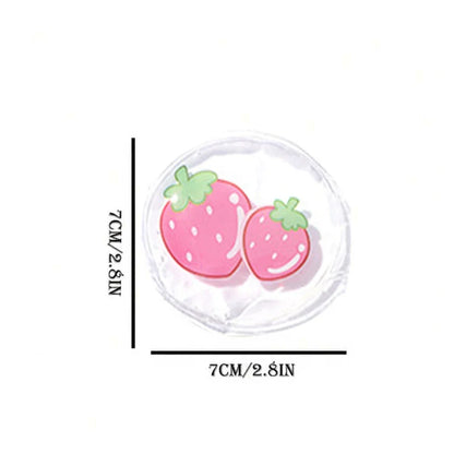 Fruit-Themed Gel Eye Mask – Hot & Cold Compress Pads