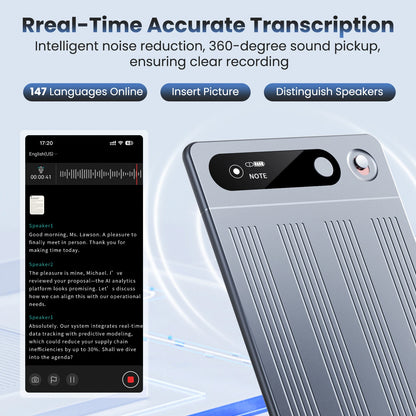 AI Voice Recorder with App Control Utilizing Advanced AI