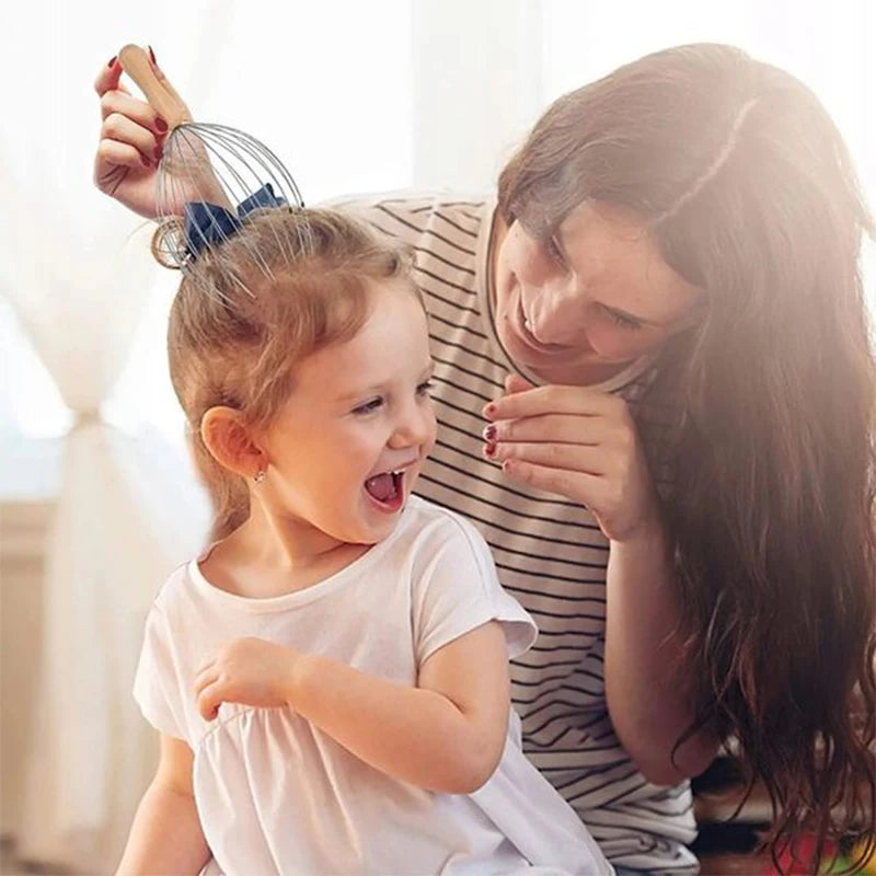 Head Massager Head Scratching Octopus Scalp Massage