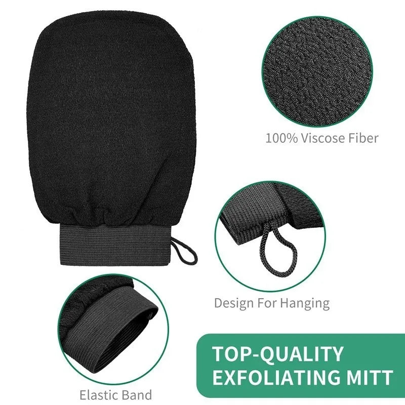 Exfoliating Gloves Dead Skin Scrubber Shower Gloves Bath Towel