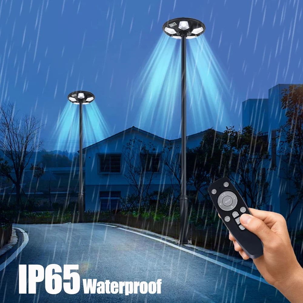 Solar Flood Lights Outdoor Security Lights for Parking Yard