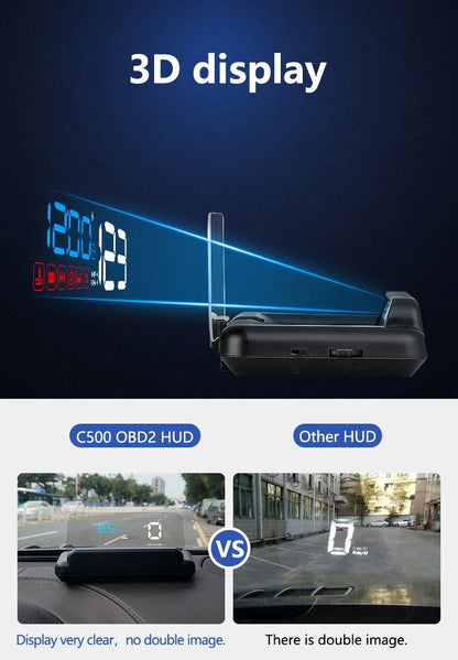 Gauge Display Car Head Up LCD Car Digital Odometer