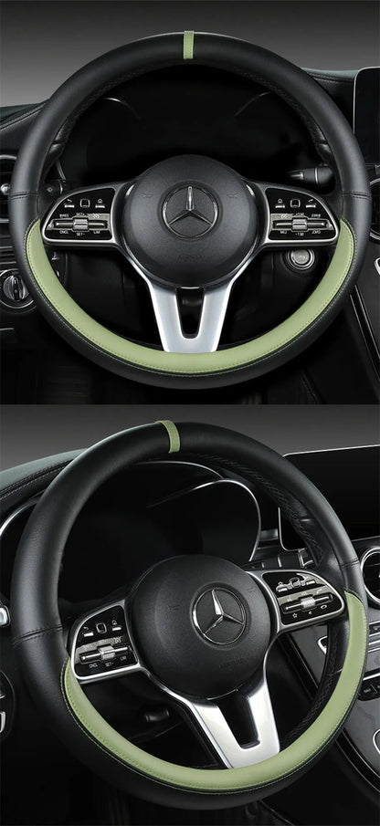 All-Nappa Leather Steering Wheel Cover Leather