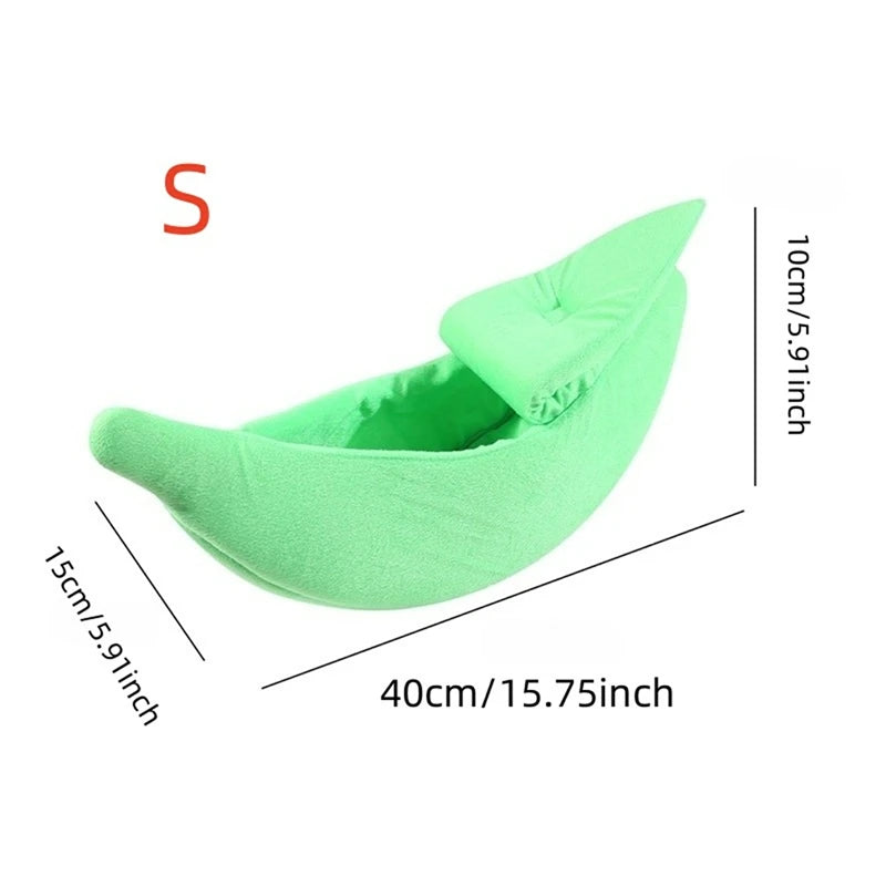 Cute Cats Beds Deep Sleep Comfort In Winter Bed Banana Shape