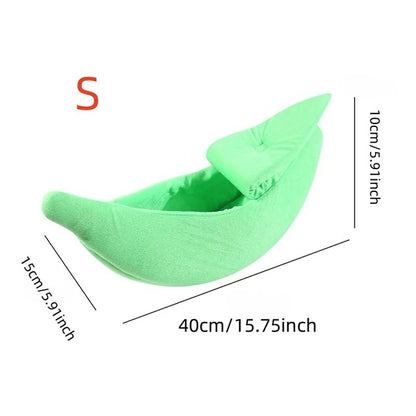 Cute Cats Beds Deep Sleep Comfort In Winter Bed Banana Shape
