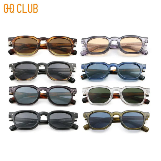 Retro Punk Polarized Lenses Men Sunglasses Square Trends