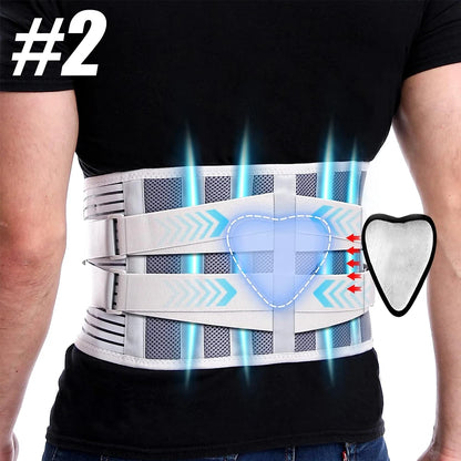 Back Brace for Lower Back Pain Lumbar Pad - Back Support Belt