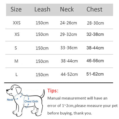 Dog Harness Leash Set for Small Dogs Adjustable Leash